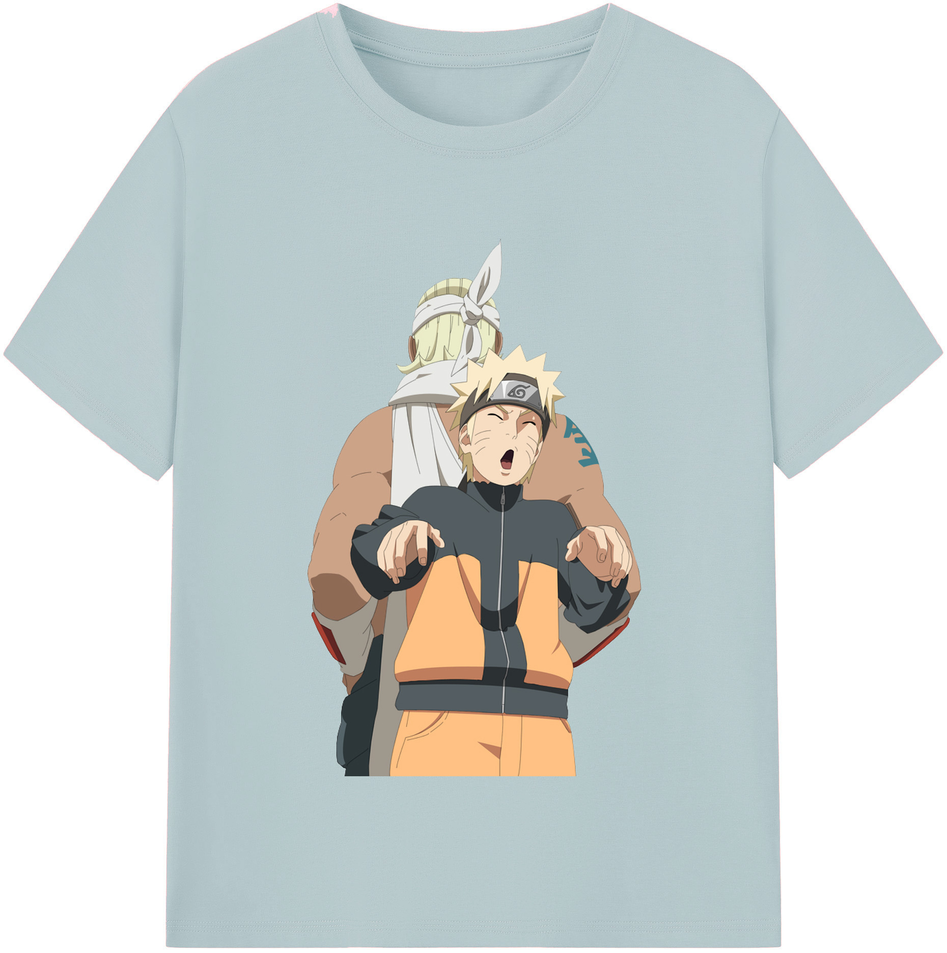 （画像用） NARUTO -ナルト- うずまき ナルト Uzumaki Naruto 綿100％半袖Tシャツ（フロントプリント）